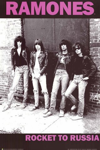 The Ramones Rocket to Russia Album Cover Poster 24x36