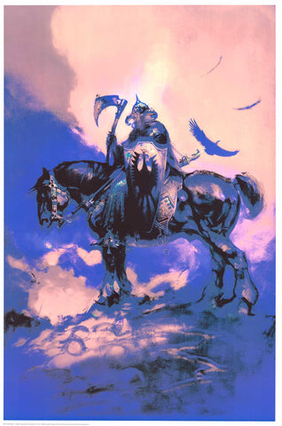 Poster: Frank Frazetta - Death Dealer Blacklight