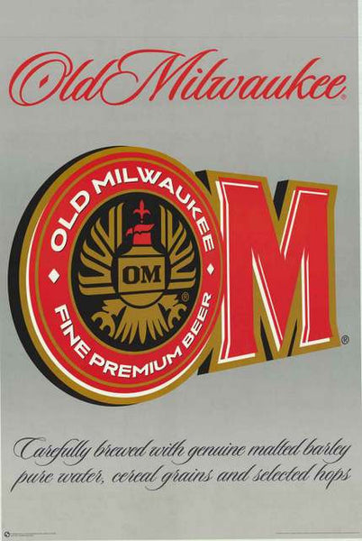 Old Milwaukee Beer Logo Poster 23x35 – BananaRoad