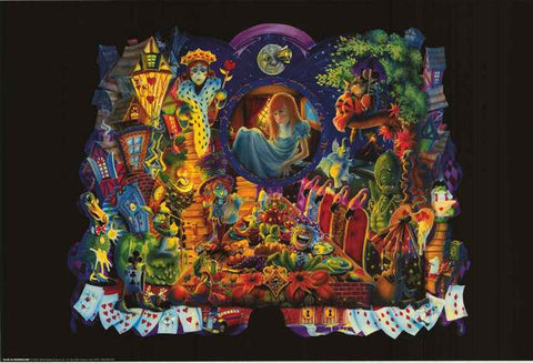 Richard Biffle Alice in Wonderland Poster
