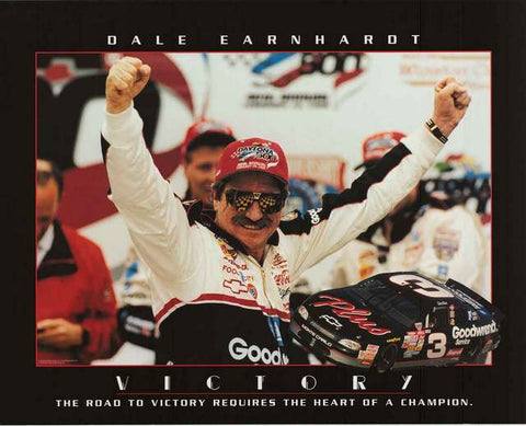 Dale Earnhardt NASCAR Quote Poster