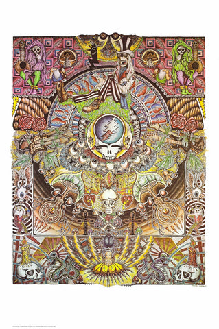 Grateful Dead Psychedelic Mandala Poster 24x36