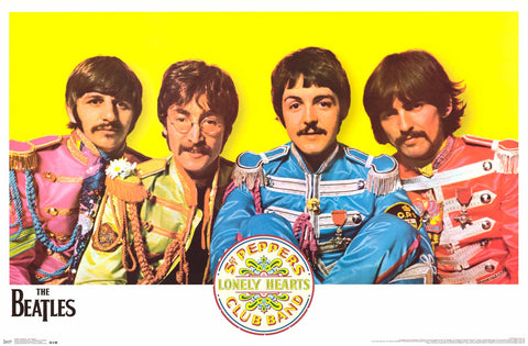 The Beatles Sgt Peppers Band Poster