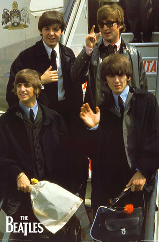 The Beatles London Airport 1964 Poste