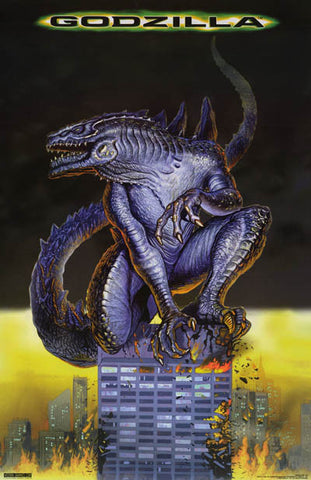 Godzilla Monster Mash Art 23x35 Poster