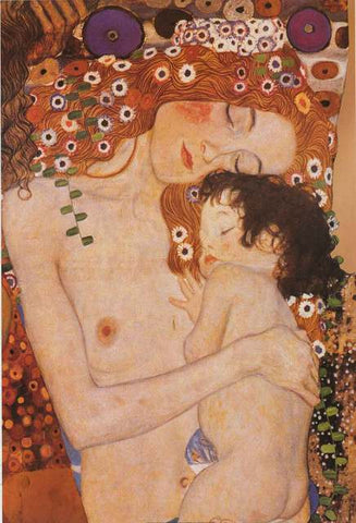 Gustav Klimt Mother and Child Poster