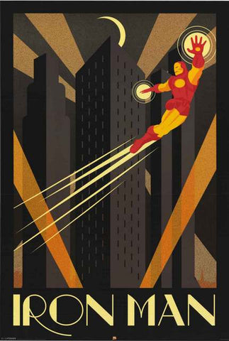 Iron Man Marvel Comics Poster
