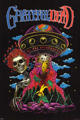 Poster: Grateful Dead - UFO & Bears (24x36) – BananaRoad