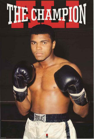 Muhammad Ali Boxing Champion Poster