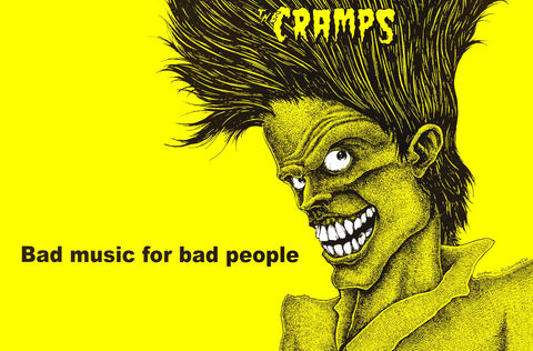 Poster: The Cramps - Bad Music Bad People (24x36)
