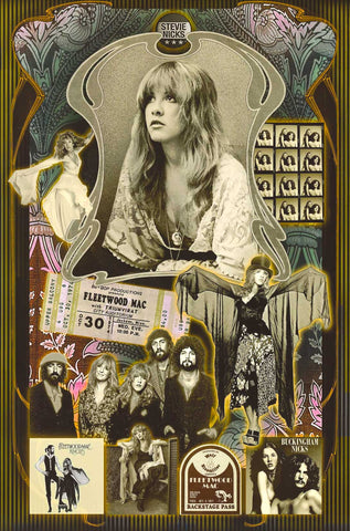 Poster: Fleetwood Mac / Stevie Nicks Collage