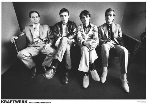 Kraftwerk Band on Couch Poster 