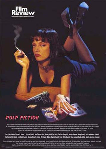 Pulp Fiction Film Review Poster
