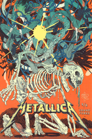 Metallica - Grand Forks Poster 24x36