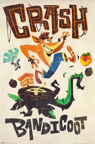 Poster: Crash Bandicoot - Artwor