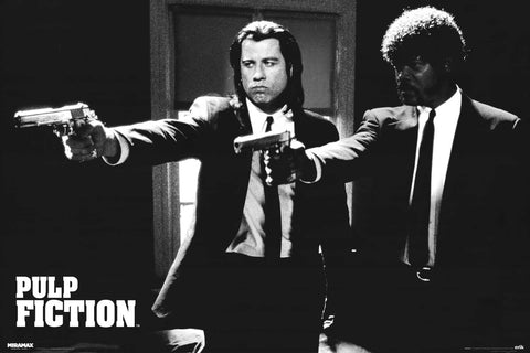 Pulp Fiction Vincent and Jules Poster 24x36
