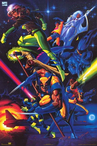 X-Men Marvel Comics Poster