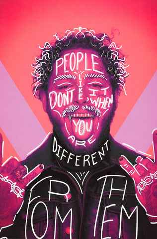 Poster: Post Malone - Different 