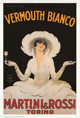Martini and Rossi Vermouth Bianco Poster