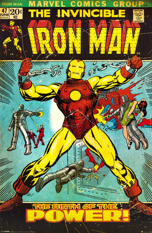 The Invincible Iron Man: The Birth of the Power Comics Poster 24x36