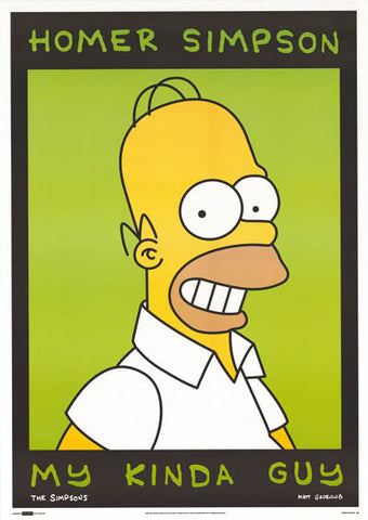 The Simpsons Homer Simpson Poster