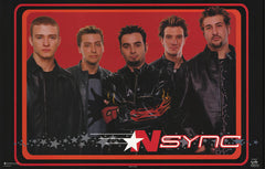 NSYNC Hangin' Justin Timberlake 2000 22x34 Poster