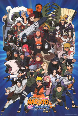 Naruto Shippuden Cartoon Poster