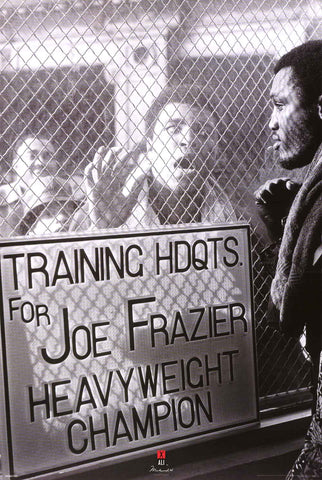 Muhammad Ali Taunting Joe Frazier Poster