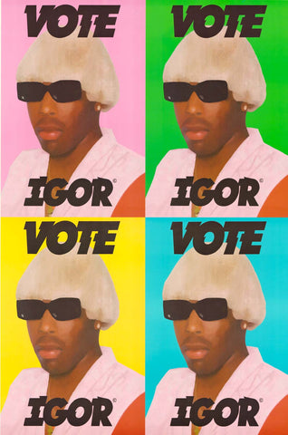 Poster: Tyler the Creator - Vote Igor