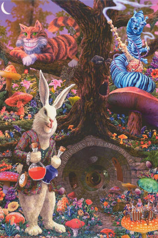 Alice in Wonderland Tom Masse Poster