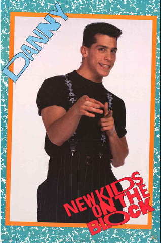 New Kids on the Block Danny Wood 1989 Poster 22x34