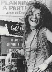 Janis Joplin Gone Shoppin' Portrait Poster 24x33