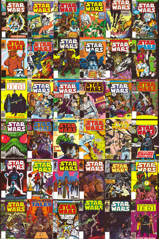Star Wars - Classic Comic Book Cover Poster