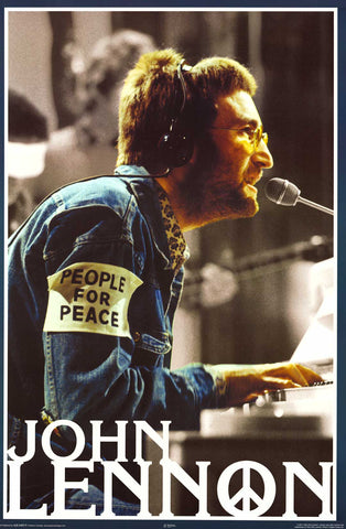 John Lennon People for Peace Portrait Poster 24x36