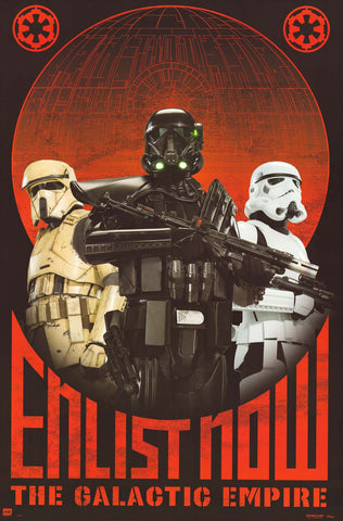 Star Wars: Enlist Now in Galatic Empire Poster