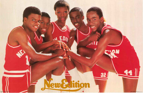 New Edition Band Poster