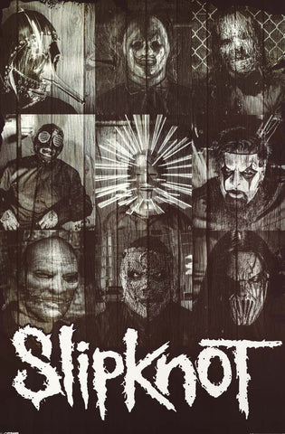 Slipknot Band Masks Portrait Poster 