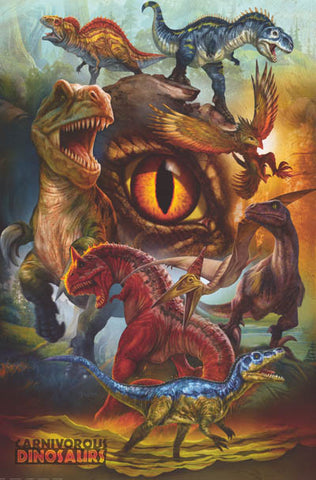 Carnivorous Dinosaurs Poster
