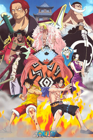 Poster: One Piece - Wanted Ace (24x36) – BananaRoad
