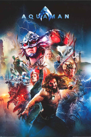 Aquaman Movie Cast Poster
