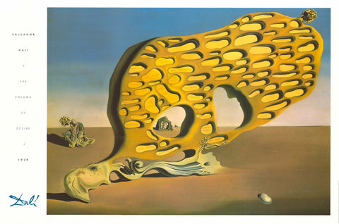 Salvador Dali The Enigma of Desire (23"x35")