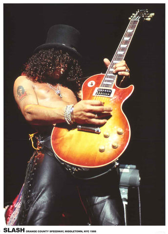 Guns N' Roses Slash Guitar Poster