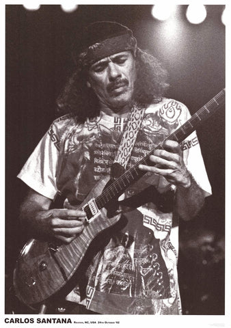 Poster: Carlos Santana Live Poster (24" x 33")