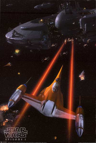 Star Wars Phantom Menace Movie Poster