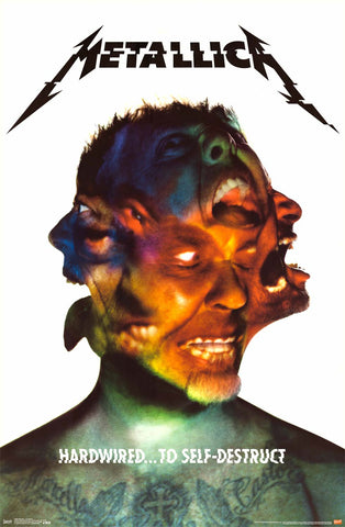 Metallica Hardwired Album Cover Poster 22x34