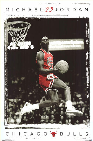 Poster: Michael Jordan - Dunk (22" x 34")