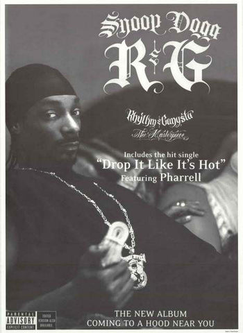 Snoop Dogg R&G: Rhythm and Gangsta Album Poster