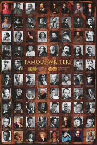 Famous Writers Poster