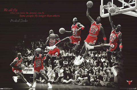 Copy of Poster: Michael Jordan - We All Fly (22" x 34")