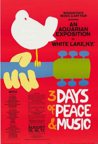 Woodstock Concert Poster
